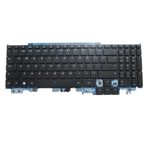 キーボード ノートパソコン用メカニカルバックライトキーボード に適合する Tongfang X6AR559Y RGB カラフルなバックライト 英語（米国）黒枠なし X6AR559Y Keyboard US