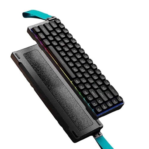 GRWOO アルミ合金 メカニカル磁気軸 ゲーミングキーボード 有線 ホットスワップ対応 68キー コンパクト設計 高速応答 0.01秒反応 プログラマブルキー RGBバックライト テンキーレス eスポーツ PC用 タンク68 RT0.01 耐久性 打鍵感 プロ仕様 キーボード 日本語配列対応 (31.9*10.5*4cm,スタイル2)