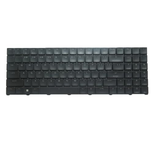 キーボード ノートパソコン用メカニカルバックライトキーボード に適合する Tongfang GM5AGxW 英語（米国） ブラック RGB バックライト GM5AGxW Keyboard US UI