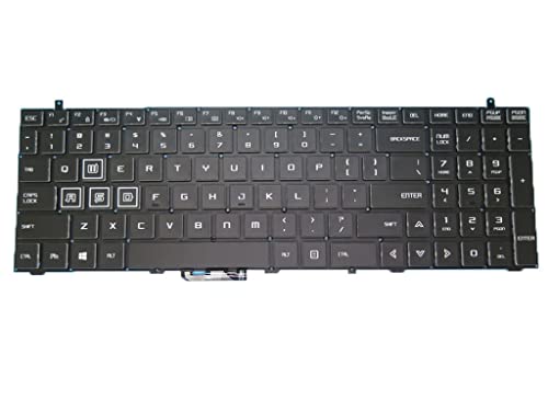 キーボード ノートパソコンキーボード互換 Tongfang GK7NP5R アメリカ US バックライトなし 黒 フレームなし GK7NP5R US 1