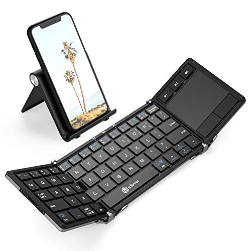 iClever キーボード 折り畳み Bluetooth usb タッチパッド (IC-BK08)