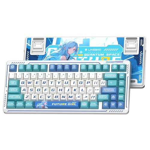 CORBOBO LINGBAO K75 メカニカルキーボード (パープル)