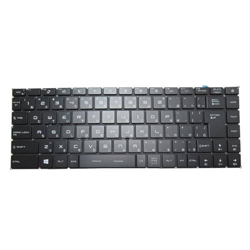 キーボード RGBバックライト ノートパソコンキーボード互換 MSI Stealth GS66-12U 12UE 12UG 12UGS 12UH 12UHS 黒 日本語 フレームなし Parts 26-2-3-282