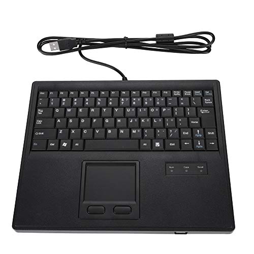 Cuifati 有線キーボード タッチパッド付き 正確なタッチコントロール 10インチ シラー フットキー USB有線キーボード/ノートパソコン/Androidスマートフォンタブレット用 Cuifati1b9x5g7he8