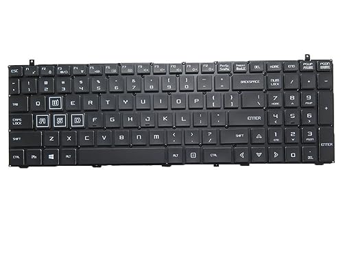 キーボード ノートパソコンキーボード互換 Tongfang GK7NPFR 17.3 英語 US バックライトなし ブラック フレームなし GK7NPFR US 2