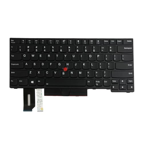 HSSDTECH USキーボード LENOVO 用 ThinkPad P43S 20RH E480 20KNE485 20KU T480s 20L7 L480 20LS L380 20M5 L380 Yoga 20M7 T490 20N2 E490 20N8 E495 20NE T495 20NJ L390 20NR L390 Yoga 20NT L490 20Q5 T490 20RX NC0535-HJP1