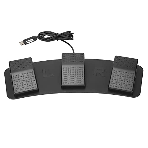 Tangxi USB フットペダル PC トリプルフットスイッチ PC USB トリプルフットスイッチ ペダル HID 3キーフットスイッチ プログラム カスタマイズ コンピューターキーボードマウス ゲーム用 Tangxiq0zbogayip1616