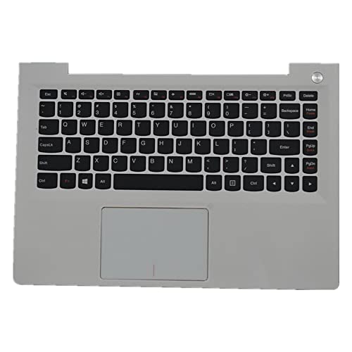 fqparts 汎用 キーボードの縁にハウジング & タッチパッド & キーボード に適合する For Lenovo ideapad 500S-13ISK Color シルバー 米国英語のレイアウト 500S-13-CKE-HS0625
