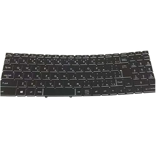 キーボード 黒ノートパソコンのモノクロバックライトキーボード互換 MSI GL76 11UCK 11UDK 11UEK GL76 12UEK 12UGK MS-17L4 MS-17L3 MS-1583 MS-1584 日本のjpなしフレーム Parts 26-2-3-190