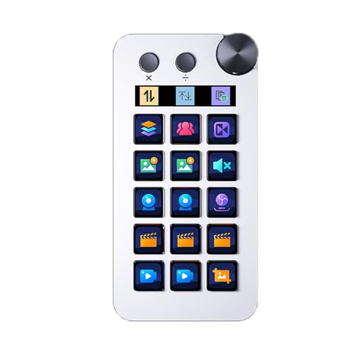 FROMCEO StreamDeck ビジュアルキーボード LCDボタン 15キー ライブコンテンツ制作コントローラー カスタムボタン StreamDeck PC用
