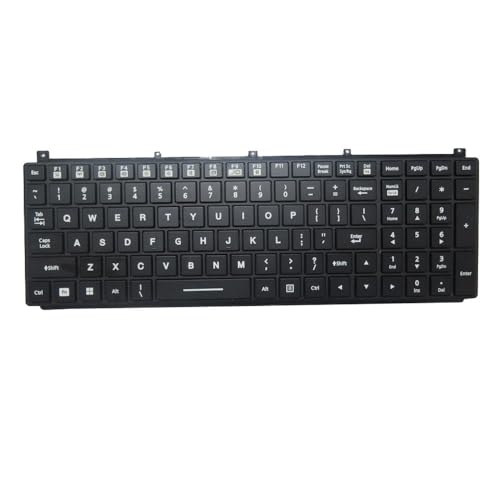 キーボード 互換 Getac X600 Server G1 バックライトキーボード付きノートパソコン（米国製、フレーム付き、ブラック、） X600 Server G1 US