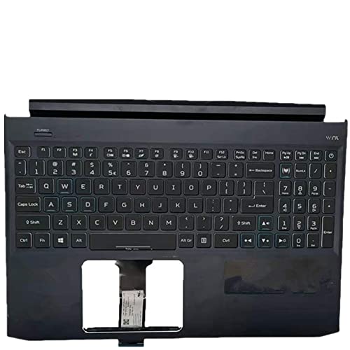 laptoppartshub 汎用 キーボードの縁にハウジング & キーボード に適合する For ACER For Predator PH315-53 ブラック 米国英語のレイアウト Predator-PH315-53-CKE-XP1120
