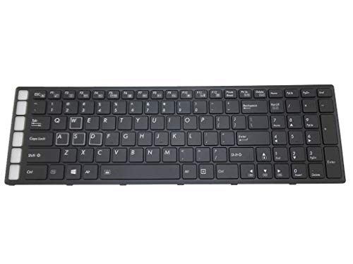 通用 ノートパソコンキーボード互換 Gigabyte AORUS X5 V142645GS1 2Z703-USX51-S11S 2Z703-KRX50-S10S 英語 ブラックフレームとバックライト付き