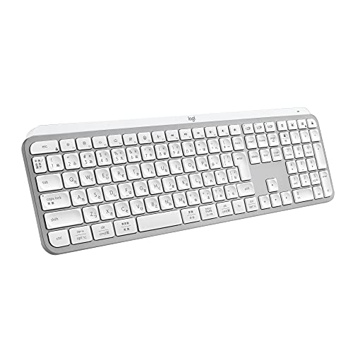 ロジクール MX KEYS S ワイヤレス キーボード KX800sPG Bluetooth Logi Bolt Unifying非対応 Smart Actions 対応 Windows Mac Chrome Android FLOW Easy-Swit