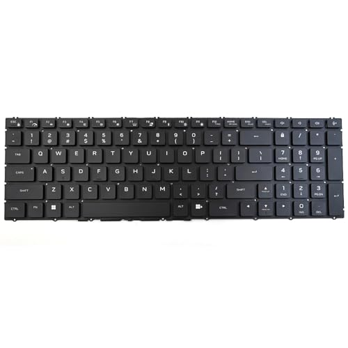 KGIGIBE 交換用チェリーメカニカルキーボード Dell Alienware M18 R1 R2シリーズ ノートパソコン US RGBバックライト用