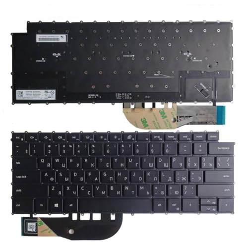 ForgeCore ノートパソコンのキーボード バックライト 15 9500 17 9700 5550 5750(Russian Backlit) ForgeCore888