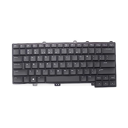eseegoo 交換用キーボード Dell Alienware 15 R1 R2 Alienware 13 R1 R2 0P30HM P30HM 04K8F6 4K8F6 バックライト付きUSキーボード es -0080