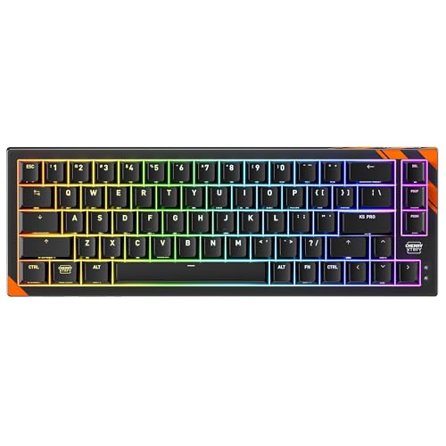CHERRY XTRFY K5 Pro TMR 有線磁気キーボード TMR磁気スイッチ技術 0.01mmラピッドトリガー Cherry Crystal Magnetic Switch ドイツ設計 8000Hz ホットスワップ機構 他社磁気軸も交換可能 Cherry Magcrate 対応 アクチュエーション調整可能 全ストローク検知(黒（くろ）)