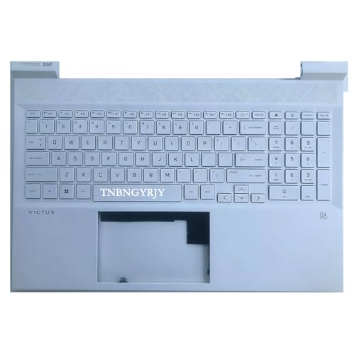 TNBNGYRJY For HP 16-D/E TPN-Q264/Q263 修理交換用ノートパソコン キーボード英語（ホワイト）