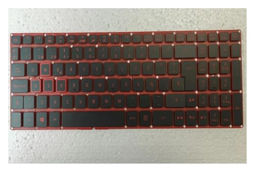 ZGHQHCDRH スペイン語バックライトキーボード Acer対応 Nitro 5 AN515-31 AN515-41 AN515-42 AN515-51 AN515-52 AN515-53 N17C1 (5個)