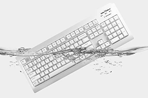 Seal Shield Seal Clean™ 防水キーボード キーロック付き / 6フィートケーブル - SSKSV207L r4