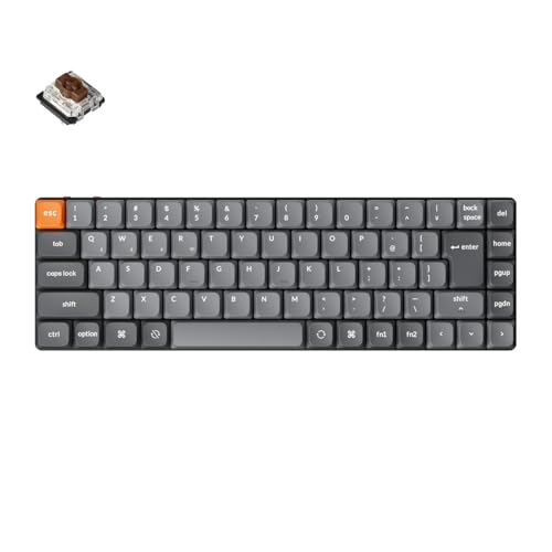 Keychron 【中古】【国内正規品】Keychron K7 Max QMK/VIA対応薄型ワイヤレス・カスタムメカニカルキーボード、2.4GH/Bluetooth/有線対応、65%、JISレイアウト、Wh