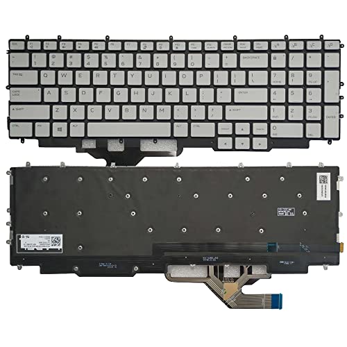 RONMAFI RGB バックライト付きUSキーボード Dell Game Box G7 17 7700 0730HH用