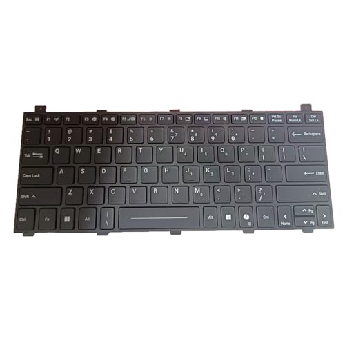キーボード 互換 Getac KTA164V8XKXX用バックライトキーボード付きノートパソコン（英語US、ブラックフレーム付き） KTA164V8XKXX US