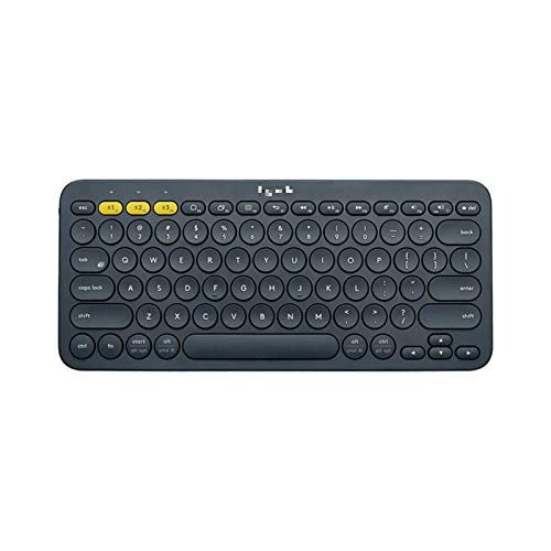 XiaomeiHan ゲーミングキーボードBluetooth 3.0キーボードキーボードマルチデバイス接続複数のオペレーティングシステムブルー仕事PC用 自宅ゲーム用 パソコン用 在宅勤務 (Size:One Size; Color:Grey) M8045JKXUB4