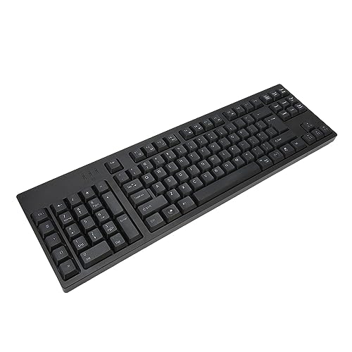 Pomya 109キー有線左利きキーボード、ビジネス家庭用キーボード、Win 7 8 10用USBハブ2つ付き、ポータブルメカニカルキーボード、はさみ付きポータブルメカニカルキーボード、ゲームオフィス用 Pomyavo9hm0iwn5