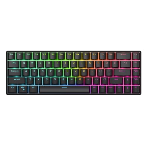 XOXOXT Raven68 E スポーツ キーボード コード付きメカニカル ゲーム 調整可能な作動とサスペンション テクノロジー ゲーム
