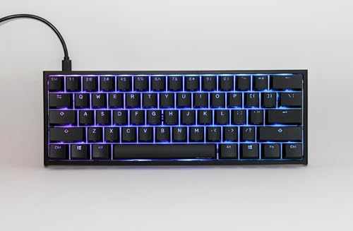 Ducky One 2 Mini Pro RGB メカニカルキーボード クラシックブラック - Gateron Red Switch