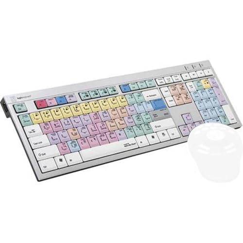 LogicKeyboard アドビアフターエフェクト CS4 スリムライン PCキーボード カラーコードキーボード デュアルUSB2.0ポート