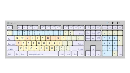 LogicKeyboard ディスレクシアキーボード ネロスリムラインキーボード Mac # LKB-DYSLEX-CWMU-US