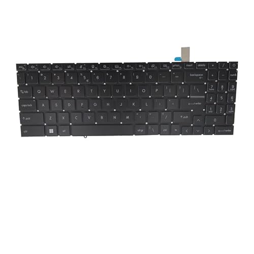 キーボード ラップトップ モノクロ バックライト キーボード互換 MSI CreatorPro M16-A12U CreatorPro M16 A12UKS A12UJS A12UIS 英語 MS-17L3 MS-17L4 MS-1583 MS-1584 黒NOフレーム