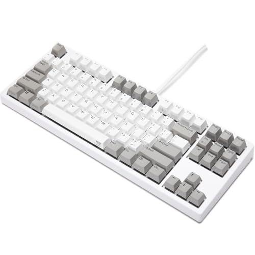 AKEEYO NiZキーボード【防水仕様IP68】Wp87-1m USBケーブル有線接続WindowsとMac対応 Cherry MX軸 専用ソフトウェア付き キーボードカスタマイズ可能 プログラム1/2/3 静電容量無接点方式 静音 キー荷重35g 英語配列 FN組合わせ機能 PBT素材 APC機能 スコスコ打鍵感 87キー Windows/macOS/Android/Linuxに対応 NiZ-Wp87-1m