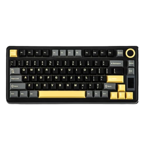 UPaYmbAcf メカニカルキーボード スクリーンとノブ付き X EA75 MAX 75% ANSI US レイアウト ホットスワップガスケットマウント 有線 2.4GHz ワイヤレス 5420 と互換性あり UPaYmbAcf124