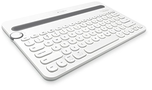 Logitech Bluetooth Multi-Device Keyboard K480 for Computers, Tablets and Smartphones, White (920-006343) 並行輸入