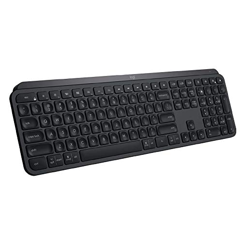 Logitech MX Keys Advanced Wireless Illuminated Keyboard, Black (920-009295)【並行輸入品】