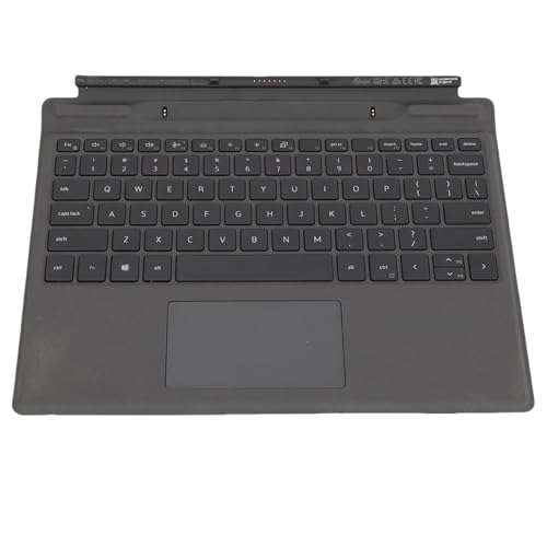 For Latitude 7320/7310用着脱式ノートパソコンキーボード、交換用トラベル、タッチパッド付きバックライトキーボード（シームレス接続）軽量で持ち運びやすい 998