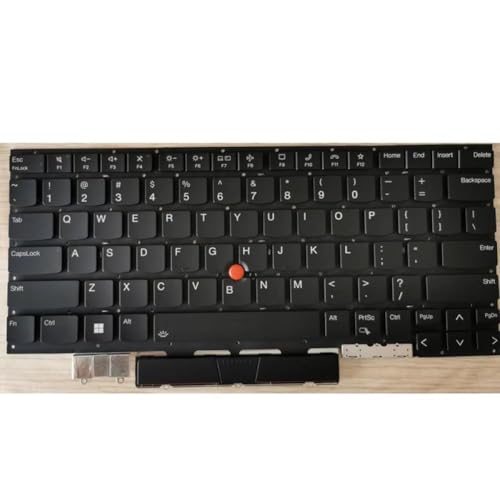 ForgeCore バックライト付きキーボード US レイアウト パームレストとケース カバー X1 Nano 1 2021 タイプ 20UN 20UQ 交換部品 SN20X82238(New keyboard) ForgeCore888