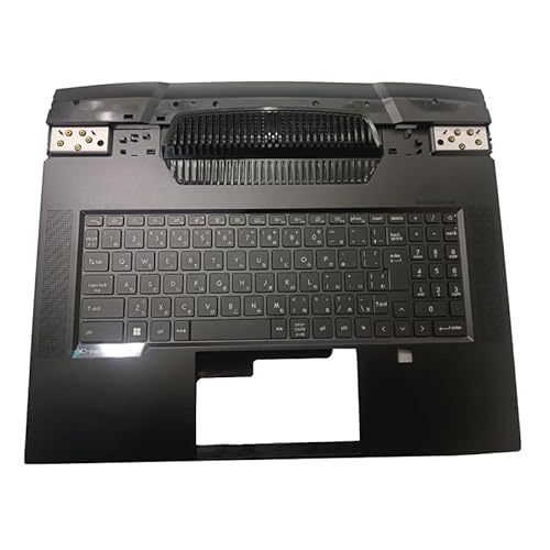 fqparts ラップトップ PalmRest キーボード互換 MSI GT77 MS-17Q1 17Q2 3077Q1C212 3077Q1C212Y31 Titan GT77-12U GT77 12UHS 12UGS MS-17Q1 Titan GT77 HX-13V 13VI 13VH MS-17Q2 日本語 JP バックライト付きキーボード PalmRest GT77
