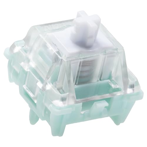 KPREPUBLIC Gateron 磁気ジェイドスイッチ マジックジェイドスイッチ リニア磁気メカニカルキーボード用 HIFI プレルーブ 30g POM PC PA66 ホール (Gマジックジェイドスイッチ x110)