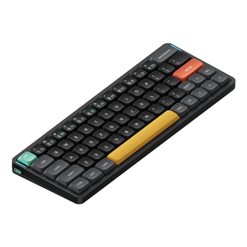 NuPhy Air60 V2 メカニカルキーボード 60%ロープロファイル ワイヤレスキーボード Bluetooth 5.0、2.4GHzレシーバー、有線接続(USB-C)、QMK/VIA対応、Mac/Windows/Linux OS対応、技適認証済み (ブラック, 茶軸2.0)