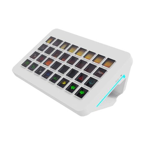 Mekalero さまざまなアプリケーションで複数のタスクを効率化するための視覚的な制御を備えた 32 個のプログラマブル キーボード プログラマ キーボード