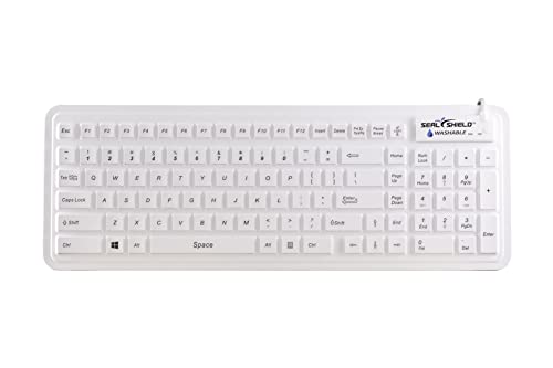 Seal Shield Seal Glow 防水シリコンキーボード - バックライト マグネットバッキング付き -SW106G2M 05b7bd0f-d857-477b-b790-b8944a64a230