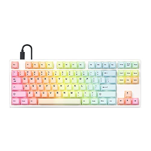 DROP EXPRESSION シリーズキーボード ENTRテンキーレス メカニカル リニアスイッチキーボード【夢心地（プリズム）】 英語レイアウト MDX-36581-26