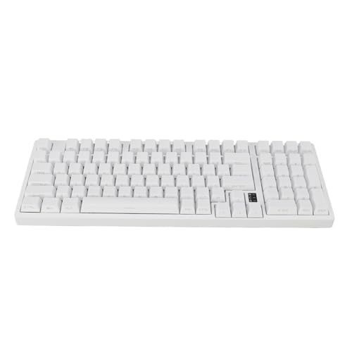 Pomya コードレスメカニカルキーボード 98キーメカニカルキーパッド RGBバックライト付き 3000mAhバッテリー 有線コンピューターキーボード ゲーム用 Pomyamhpqoc7e1i