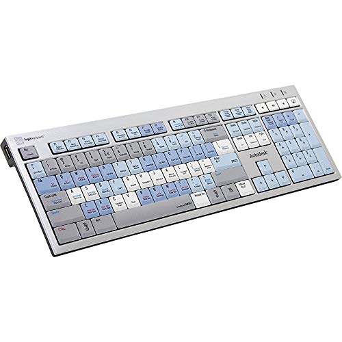 LogicKeyboard キーボード Autodesk Smoke用に設計 LinuxおよびWindows 7-10対応 パーツ:LKBU-SMOKE-AJPU