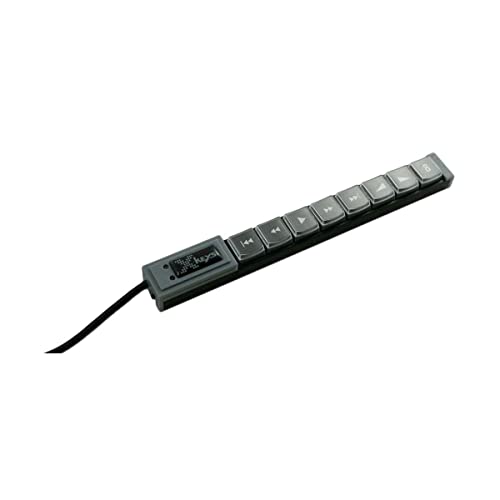 X-Keys USB Programmable KVM Keypads and Keyboards (8 Key, Grey) XK-8 KVM